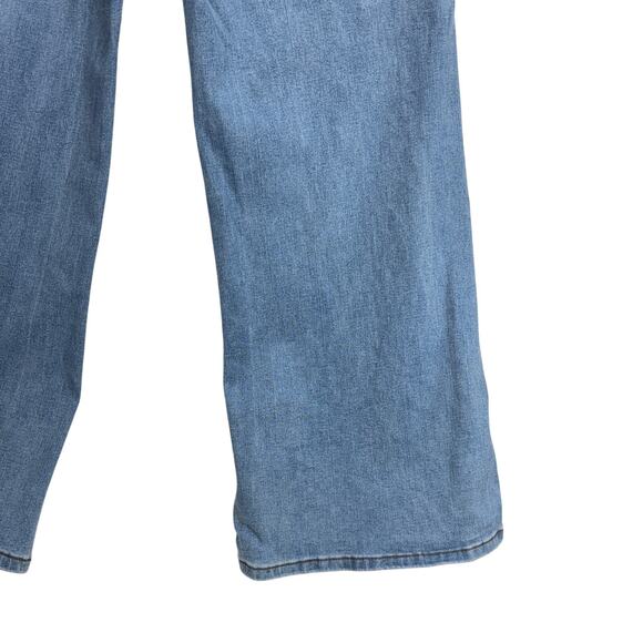 TALA Women's Size 8 Wide Leg Denim Jeans High Rise Light Wash Stretch - Picture 8 of 11